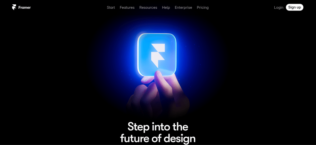 framer herramienta diseño web